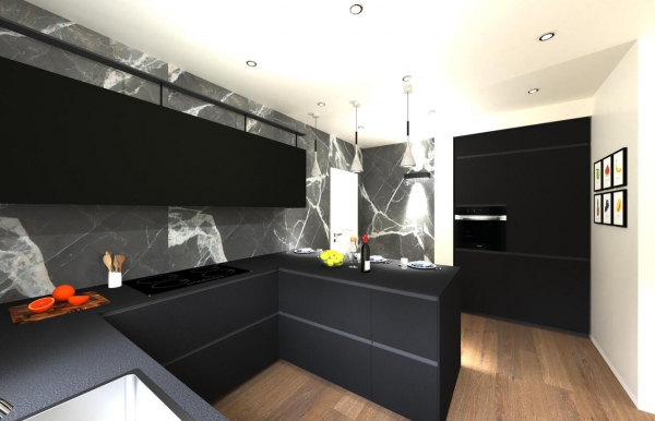 progetto cucina valcucine